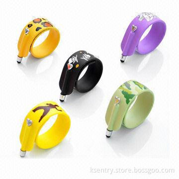 New Gift Silicone Wristband Touch Stylus Pen for Tablet PC/iPad Mini/Smartphone